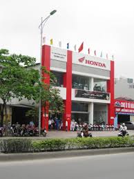 Nhẹ nhàng mẫu Thiết kế Showroom xe máy Honda tại Hà Nội